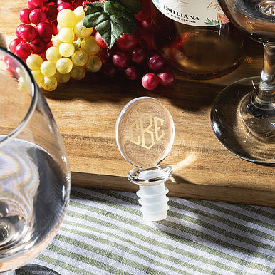 Monogrammed Wine Stopper Monogrammed Wine Stopper